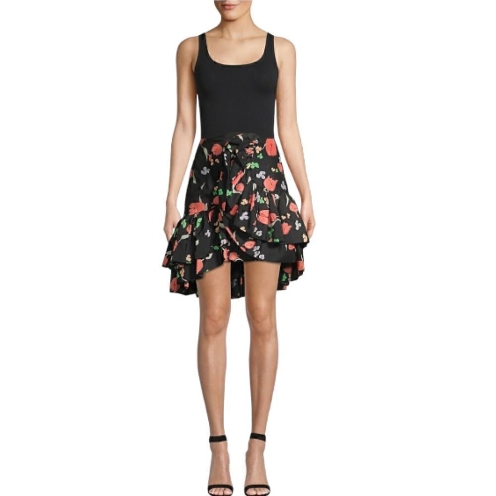 Alice Mccall Perhaps Floral Ruffle Mini Skirt